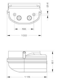 GROTHE  Basismodul Wand 10-24V AC/DC 