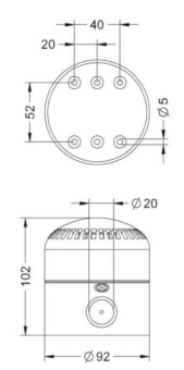 GRO Elektronische Sirene 90-  SIR 8903RT 