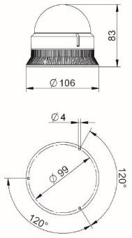 GROTHE LED-Multiblitzleuchte MBZ 8412 