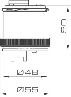 GROTHE LED-Warn-/Blinklicht 240V 