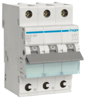 Hager Leitungsschutzschalter      MCS363 