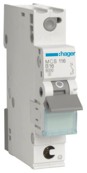 Hager Leitungsschutzschalter      MCS116 