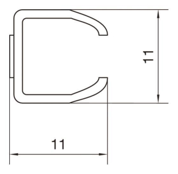 Hager Leitungsführungskanal    M1659TRAN 