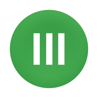 Schneider Tastenschild grün III  ZBAF337 