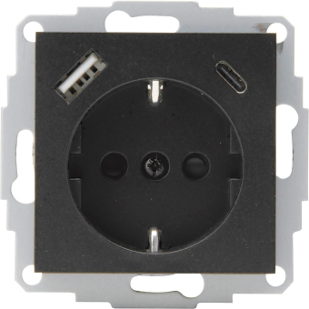 Kopp -Schutzkontakt-Steckdose USB   HK07 