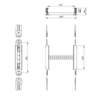 Unex Gelenkbogen vertikal       67412-04 