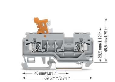 WAGO 280-870 2-Leiter-Trenn-und 