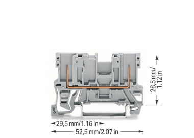 WAGO 769-156 2-Pin-Basisklemme,für 