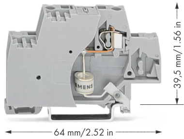 WAGO 280-503/281-581 Bauelementklemme, 
