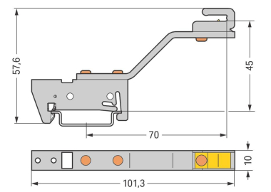 WAGO 790-301 Sammelschienenhalter,für 
