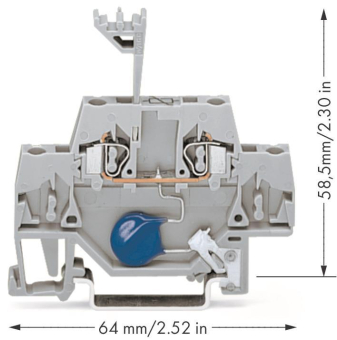 WAGO 280-502/281-609 Bauelementklemme, 