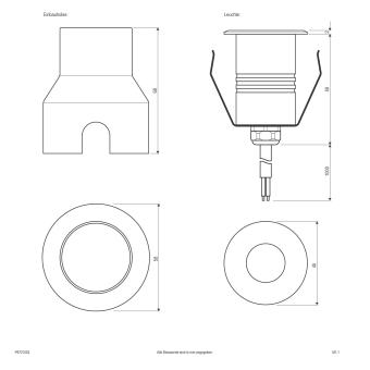 EVN Power-LED-Einbauleuchte     P6721502 