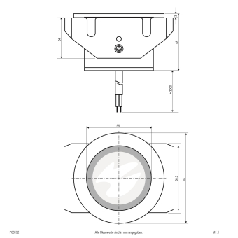EVN V4A-Einblauleuchte starr rund P68132 