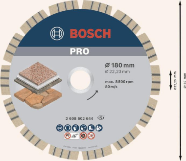 Bosch Diamanttrennscheibe     2608602644 