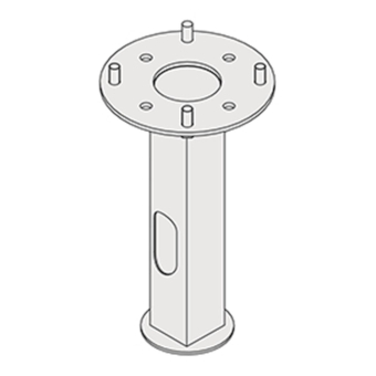 PII SUPPORTO FLANGIATO DA         310923 