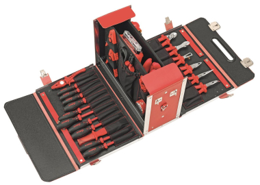 Cimco Werkzeugkoffer Signalrot    170078 