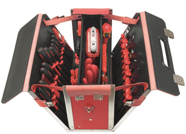 Cimco Werkzeugkoffer Signalrot    170078 