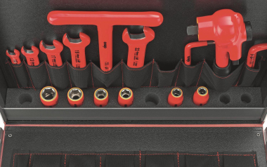 Cimco Werkzeugkoffer Signalrot    170078 