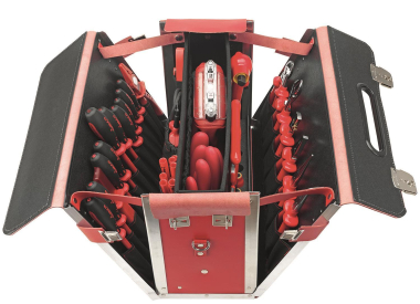 Cimco Werkzeugkoffer Signalrot    170078 