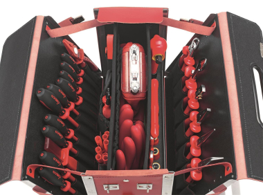 Cimco Werkzeugkoffer Signalrot    170078 