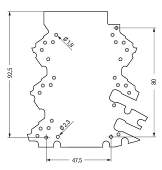WAGO 2857-192/3140-000 Lochraster- 