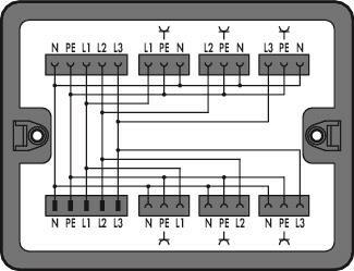 WAGO 899-631/100-000 Verteilerbox,Dreh- 