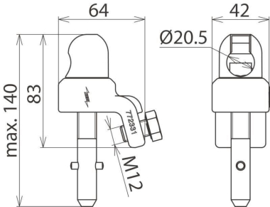 Dehn 772331 KKH 20 DSQ       KKH 20 D SQ 