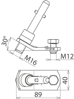 Dehn 771316 PASEKSQ16       PAS EK SQ 16 