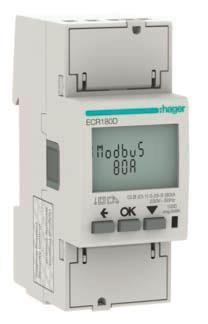 Hager Energiezähler 1phasig      ECR180D 