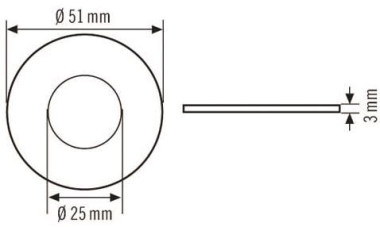 ESYLUX Adapter zum Einbau von 