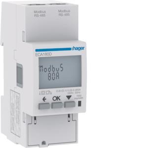 Hager Energiezähler 1phasig      ECA180D 