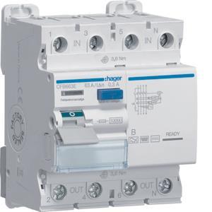 Hager Fi-Schalter 4polig 10kA    CFB663E 