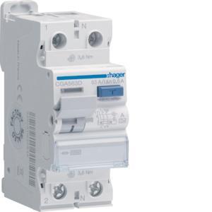Hager Fi-Schalter 2polig 10kA    CGA563D 