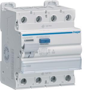 Hager Fi-Schalter 4polig 10kA    CGA640D 