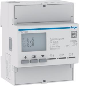 Hager Energiezähler 1phasig      ECM180T 