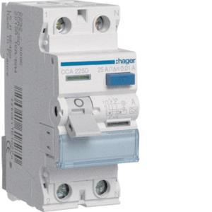 Hager Fi-Schalter 2polig 6kA 25A CCA225D 