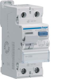 Hager Fi-Schalter 2polig 10kA    CDF540D 