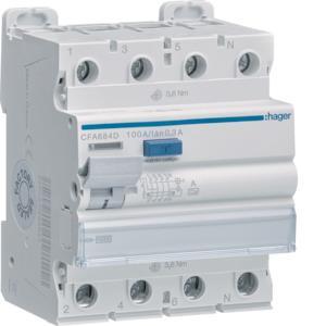 Hager Fi-Schalter 4polig 10kA    CFA684D 