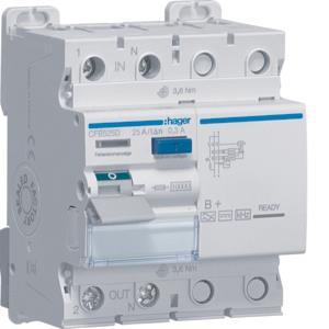 Hager Fi-Schalter 2polig 10kA    CFB525D 