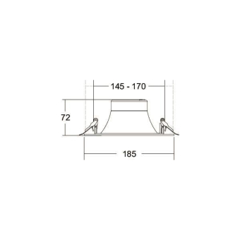 Brumberg LED-Einbaudownlight    40670174 