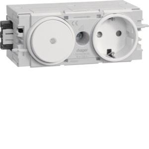 Hager Steckdose+Schalter      GS11009016 
