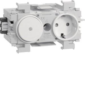 Hager Steckdose+Schalter      GS11019016 