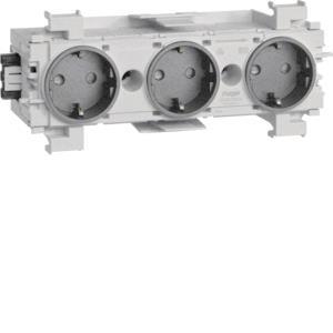 Hager Steckdose 3fach m.Wago  GS30019011 