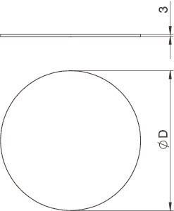 OBO DUG B R7 Blinddeckel f.R7 in 