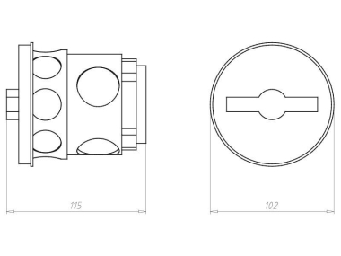 KAIS Plattendecken-Grossdose     1227-50 