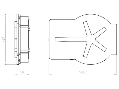 KAIS KompaX 1 Gehäuse m. Mont.   1293-28 