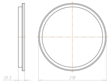 Kaiser EBgehäuse HaloX 180       1282-11 