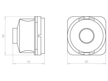 KAIS Gerätedose                  1276-40 