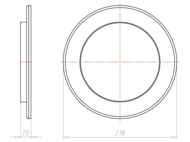 Kaiser EBgehäuse HaloX 180       1282-64 