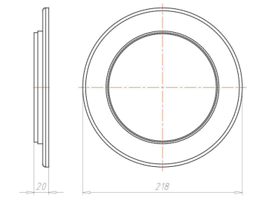 Kaiser EBgehäuse HaloX 180       1282-04 